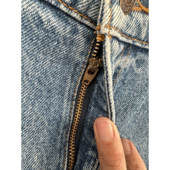 Vintage‎ barril  style Levis 550 Jeans 34 -90s Stonewash Tapered  Orange Tab - Picture 5 of 14